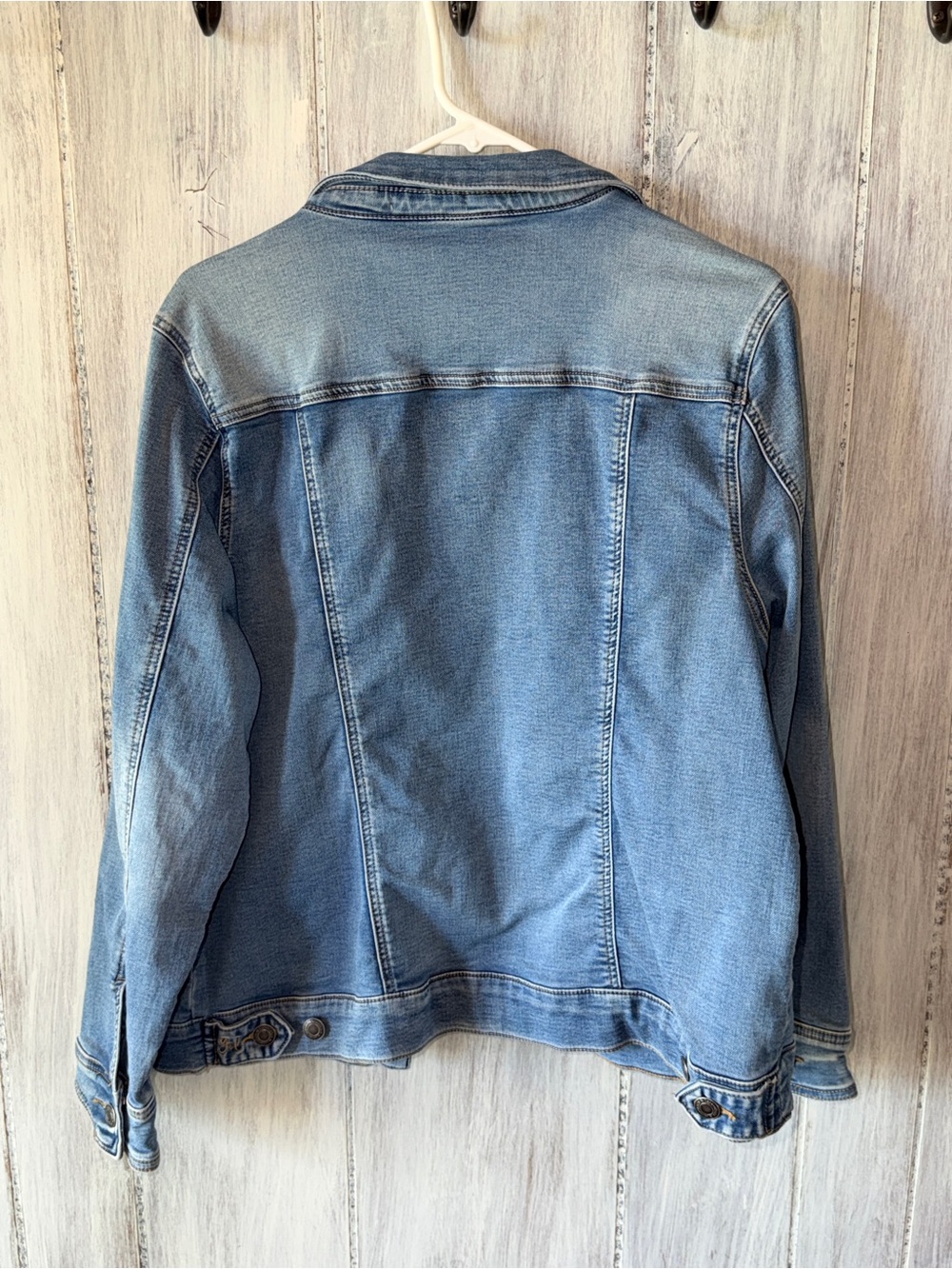 Grace & Lace Light Blue Denim Jean Jacket - Picture 2 of 2